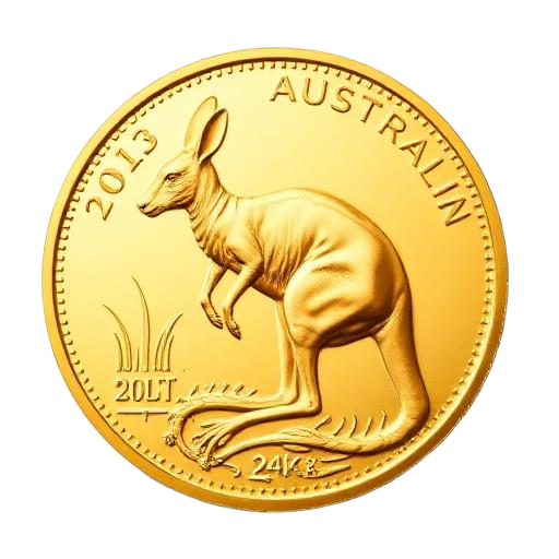 Australian Kangaroo — gouden munt uit Australië (The Perth Mint)