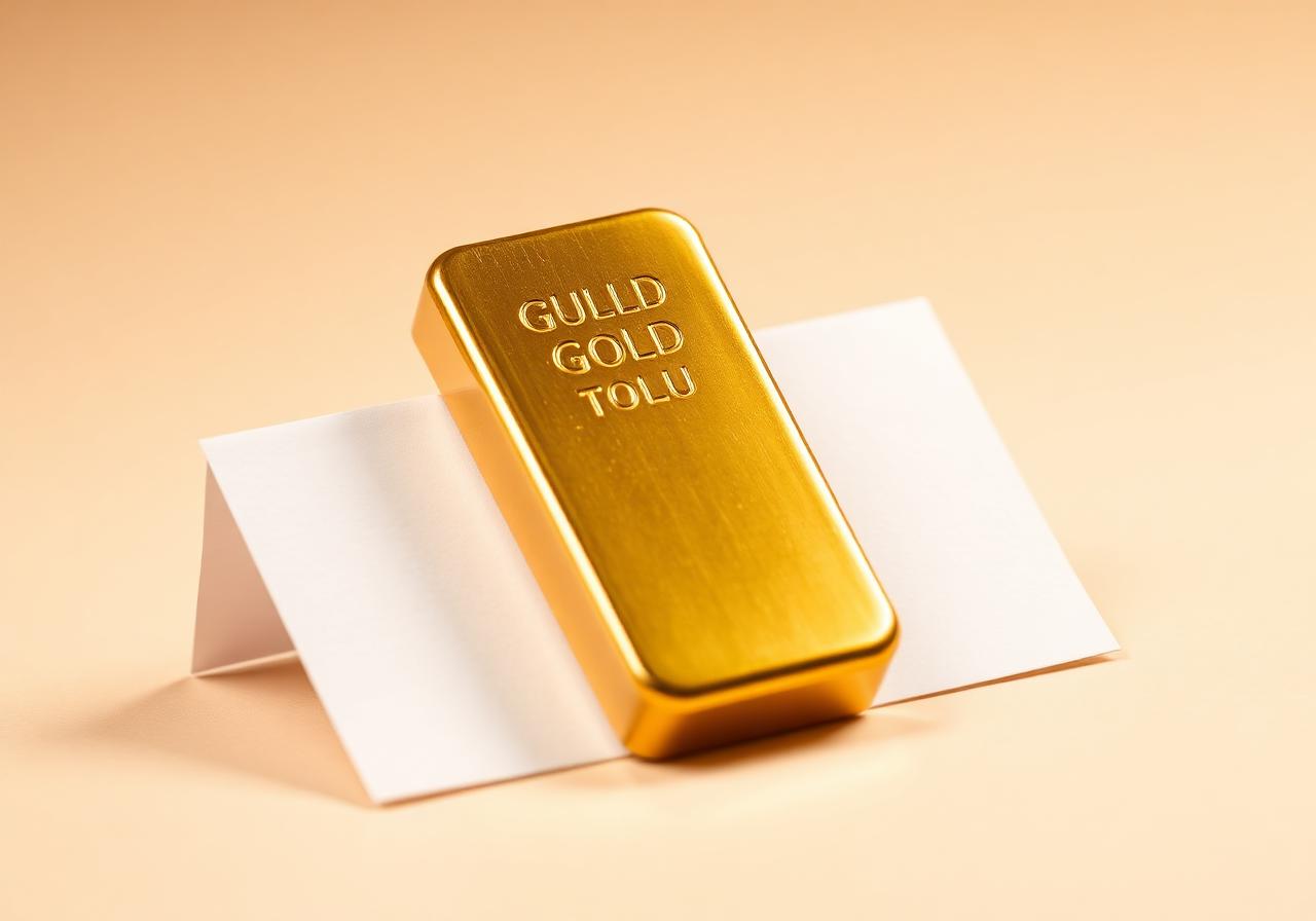 Goudbaar in verzegelde blister met assay card — visuele referentie bij Umicore